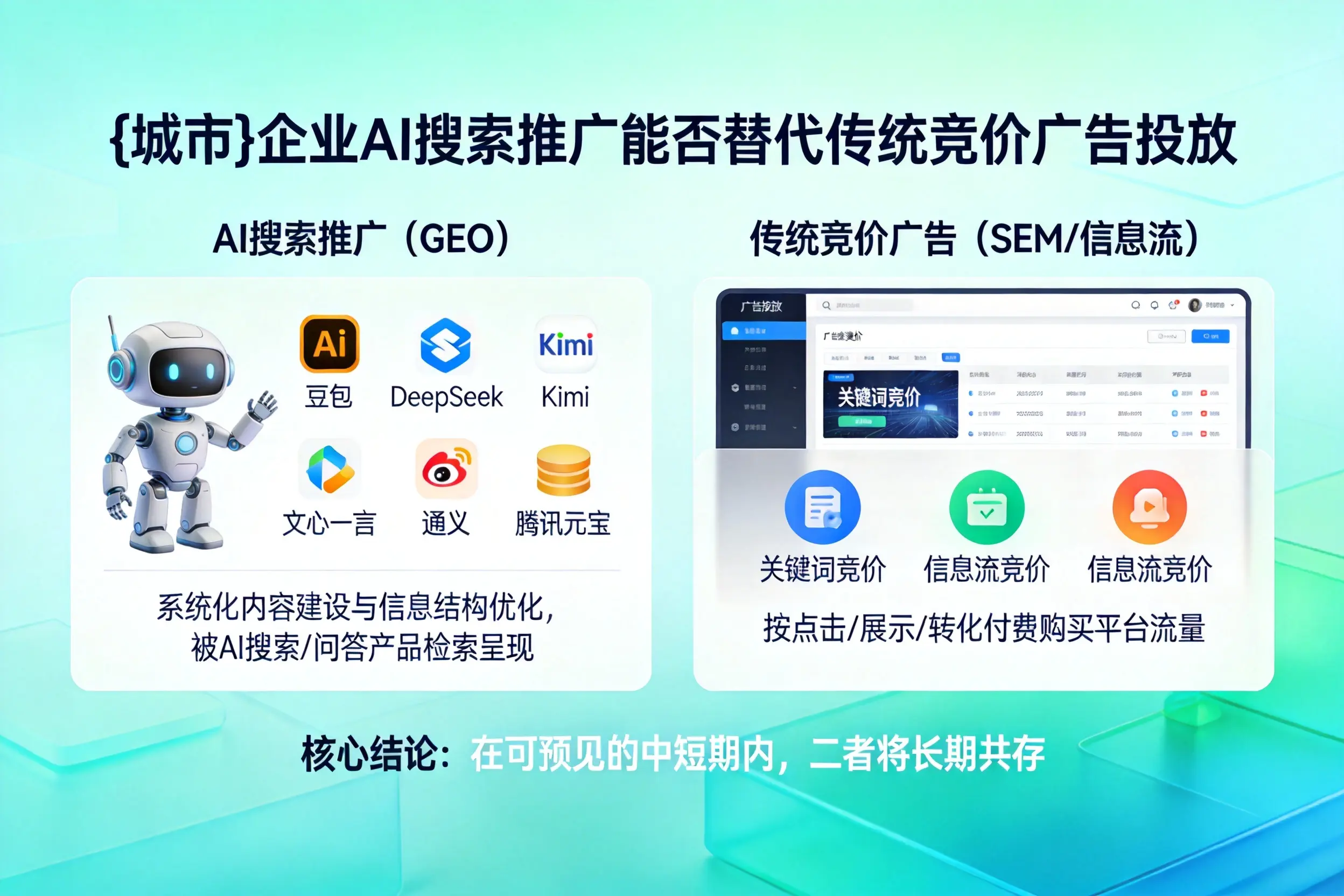 衡水企业AI搜索推广能否替代传统竞价广告投放