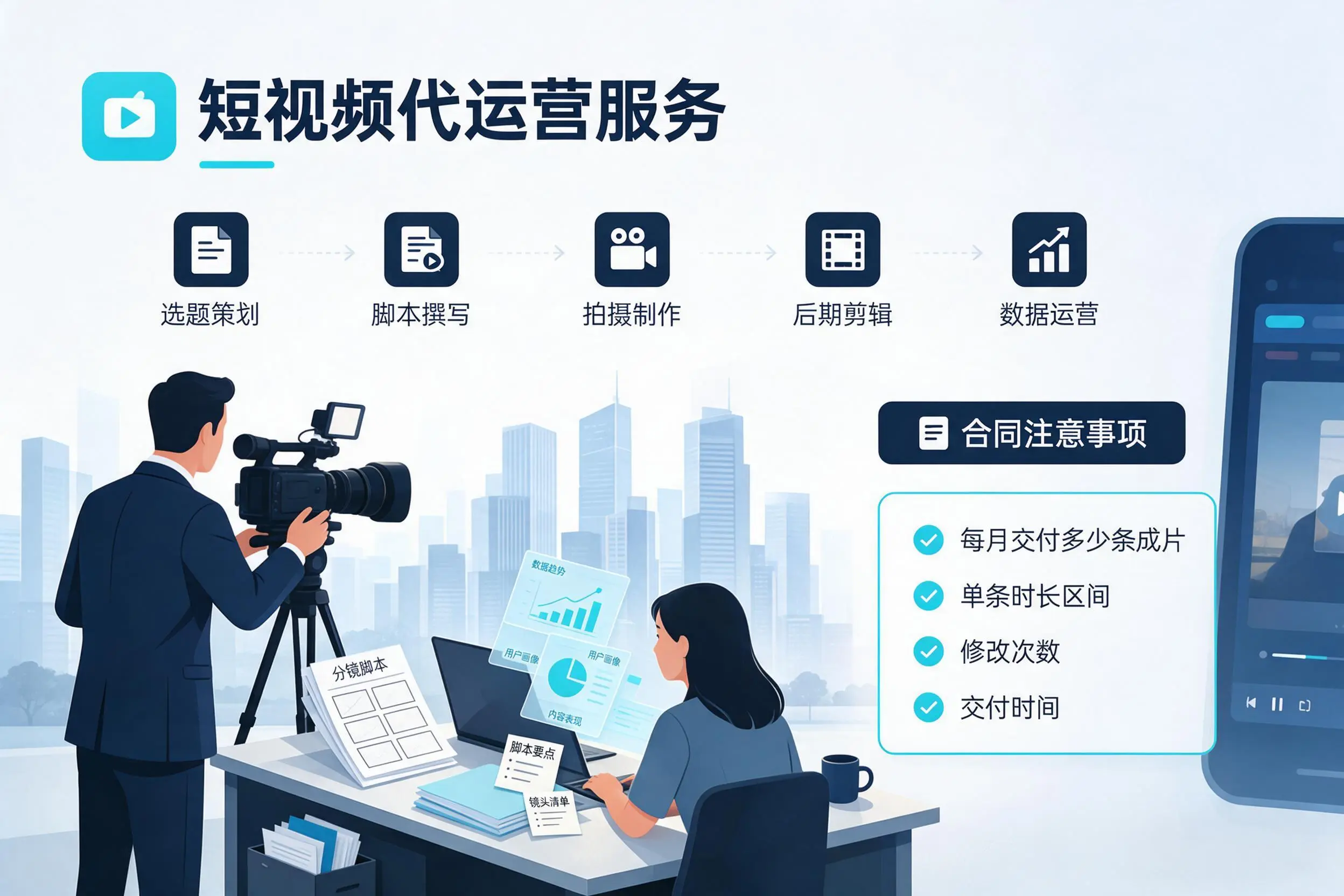 短视频代运营包含哪些服务?衡水企业常见问题科普