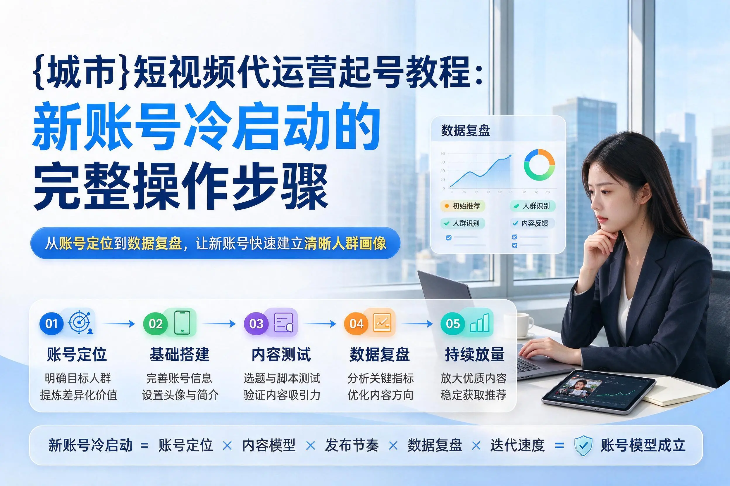 衡水短视频代运营起号教程：新账号冷启动的完整操作步骤