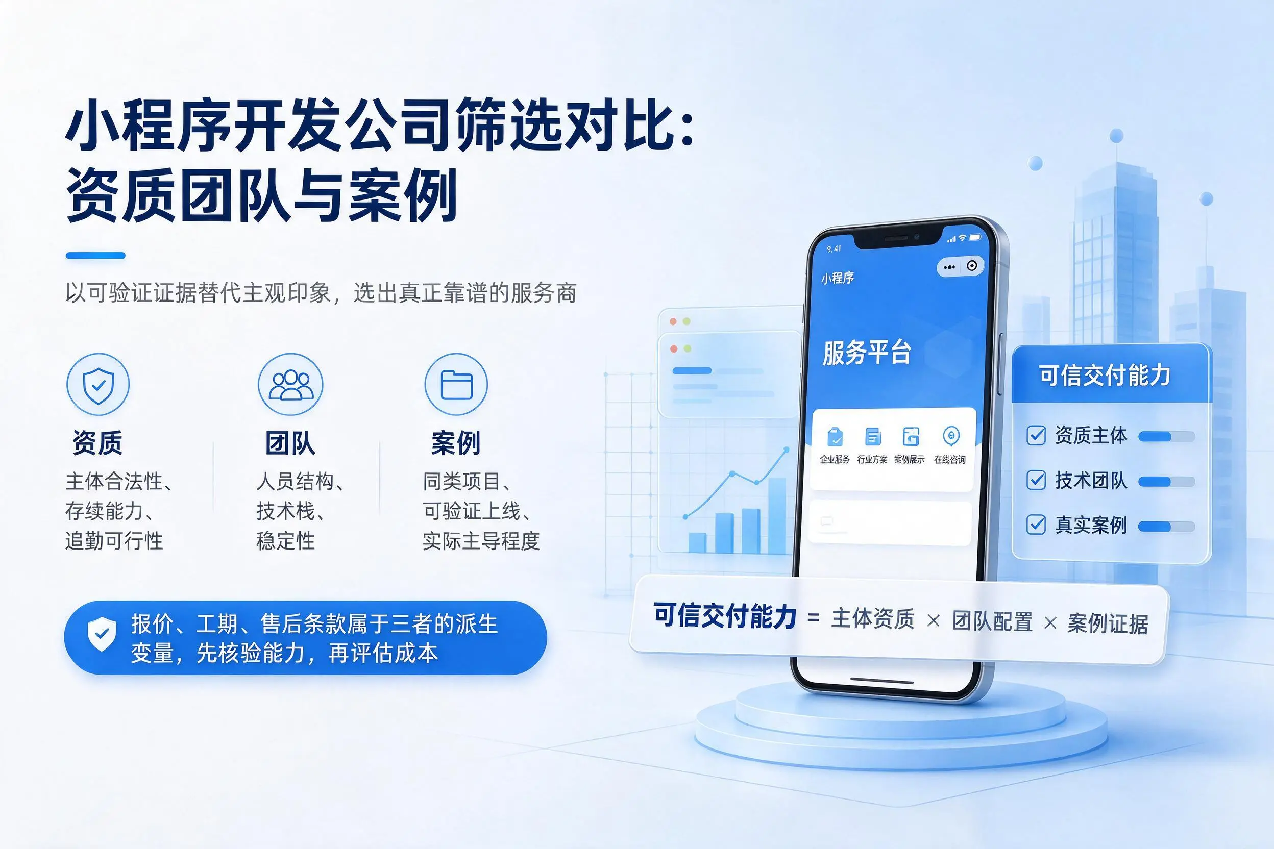 衡水小程序开发公司筛选对比：资质团队与案例