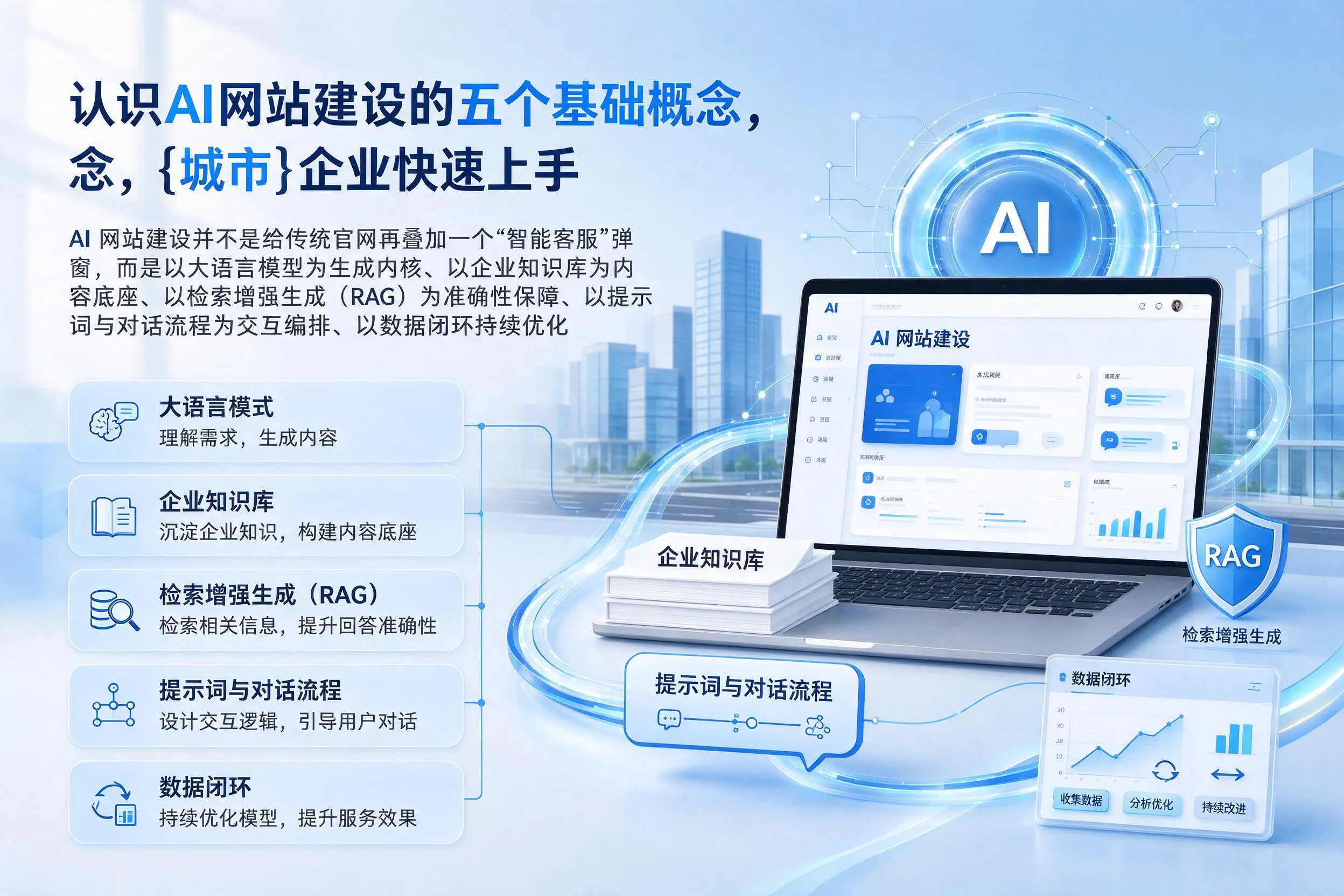 认识AI网站建设的五个基础概念，衡水企业快速上手