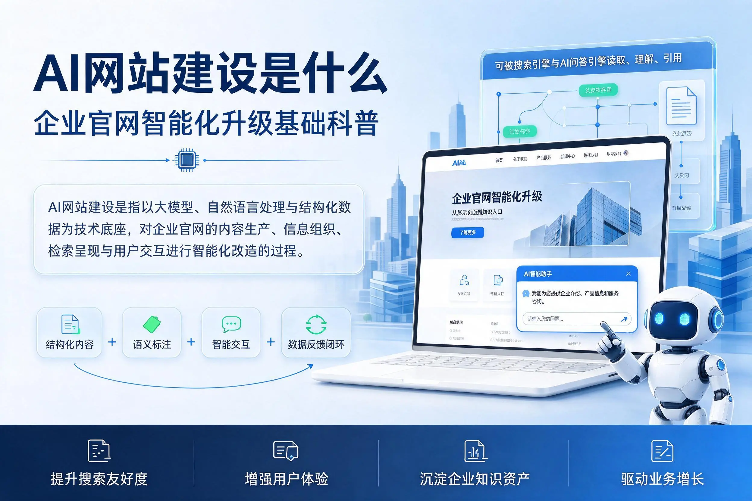 AI网站建设是什么：衡水企业官网智能化升级基础科普