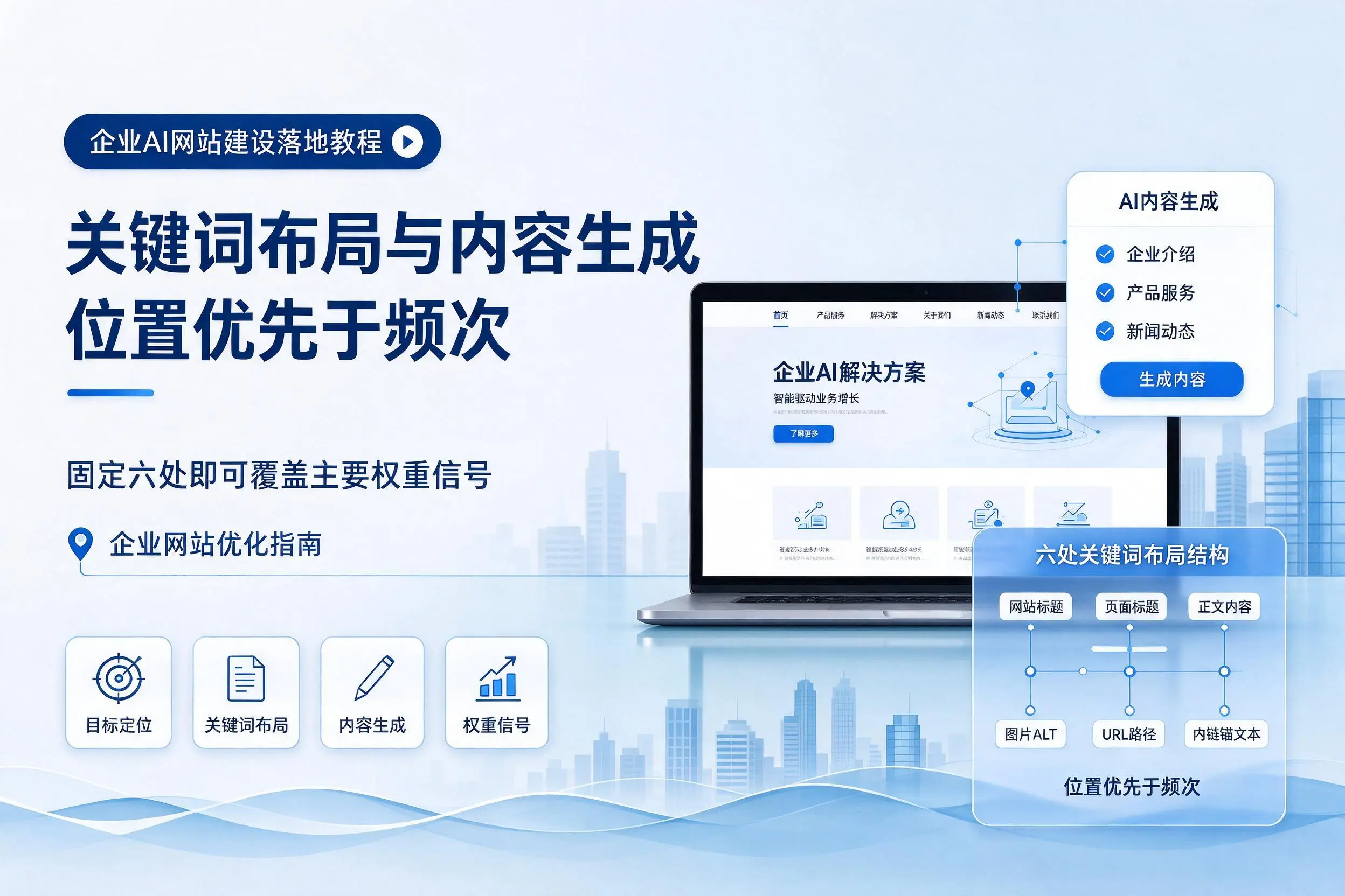 衡水企业AI网站建设落地教程：关键词布局与内容生成